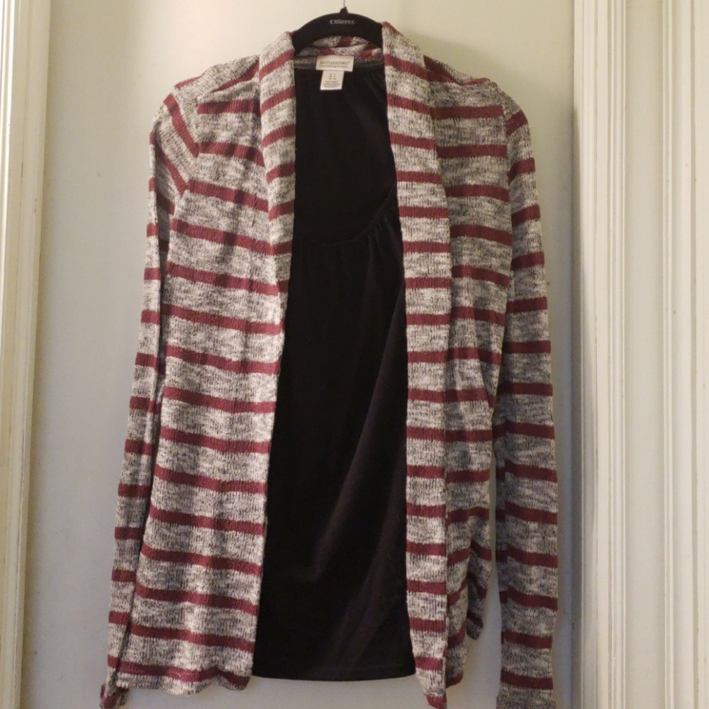 Motherhood maternity nursing sweater